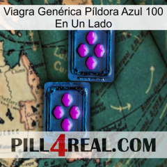 Viagra Genérica Píldora Azul 100 En Un Lado 03